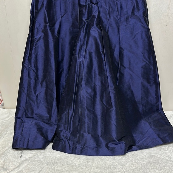 Elegant Blue Scoop Neck Sleeveless Mini Dress Formal, Bridesmaid or Evening out - Picture 5 of 13